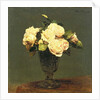 White Roses, 1873 by Ignace Henri Jean Fantin-Latour