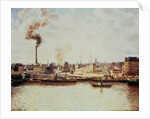 Saint-Sever Quay at Rouen, 1896 by Camille Pissarro
