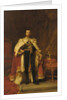 Coronation portrait of King George V, after Sir Luke Fildes by William A. Menzies