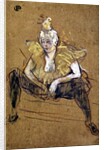 The Clowness Cha-U-Kao Seated, 1895 by Henri de Toulouse-Lautrec