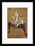 The Clowness Cha-U-Kao Seated, 1895 by Henri de Toulouse-Lautrec