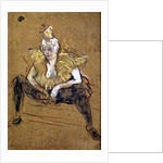 The Clowness Cha-U-Kao Seated, 1895 by Henri de Toulouse-Lautrec