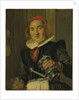 Young woman holding a glass and a flagon by Frans Hals