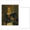 Young woman holding a glass and a flagon by Frans Hals