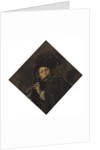 Young man playing a flute by Frans Hals