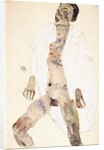 Standing man, 1911 by Egon Schiele