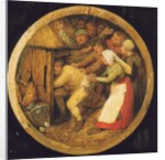 The Drunkard Pushed into the Pigsty by Pieter the Elder Bruegel