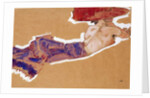Reclining Semi-Nude with Red Hat, 1910 by Egon Schiele