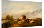On Canterbury Meadows, 1861 by Thomas Sidney Cooper