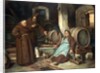 Monks in a cellar, 1873 by J. Haier