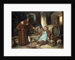 Monks in a cellar, 1873 by J. Haier