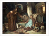 Monks in a cellar, 1873 by J. Haier