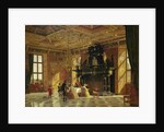 Interior of the Knight's Hall, Palace of Fredericksborg, near Copenhagen by Heinrich Hansen