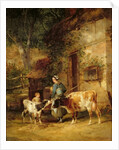 The Milkmaid, 1840 by William Snr. Shayer