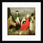 Group Portrait of Aubrey, 2nd Baron Vere of Harmsworth and family by Franciszek Smuglewicz