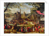 A Flemish Fair by Isaac Claesz Swanenburgh