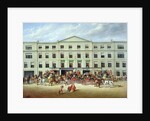 Changing Horses outside the Plough Inn, Cheltenham, 1870 by J.C. Maggs