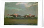 Racing at Cheltenham, 1826 by English School