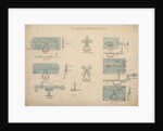 Designs for Iron Latches and Bolts, c.1905-15 by Ernest William Gimson