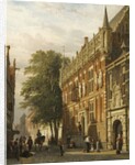The Stadhuis at Kampen, The Netherlands, 1862 by Cornelius Springer