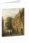 The Stadhuis at Kampen, The Netherlands, 1862 by Cornelius Springer