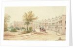 Royal Crescent, Cheltenham, c.1850 by James Charles Oldmeadow