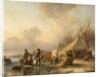 Winter Scene with Sleigh, 1840 by Andreas & Moerenhoet J.J. Schelfhout