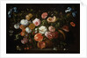 A Garland of Flowers by Jan Davidsz. de Heem