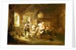 Drinking Scene by Adriaen Jansz. van Ostade