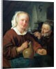 A Man and a Woman at Wine by Gabriel Metsu