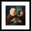 A Man and a Woman at Wine by Gabriel Metsu