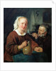 A Man and a Woman at Wine by Gabriel Metsu