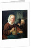 A Man and a Woman at Wine by Gabriel Metsu