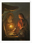 The Poultry Stall, c.1845-55 by Petrus van Schendel