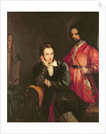 Portrait of Gustavus von Holst with his brother Theodore by Theodor M. von Holst