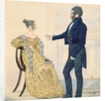 Portrait of Captain and Mrs George Ruddle, c.1835 by Richard Dighton