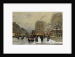 Paris Street Scene by Luigi Loir