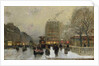 Paris Street Scene by Luigi Loir
