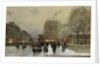 Paris Street Scene by Luigi Loir