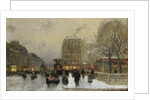 Paris Street Scene by Luigi Loir
