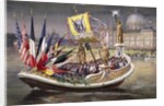 The 'Universal Brotherhood' Barge at the World's Columbian Exposition, Chicago, 1893 by Thure de Thulstrup