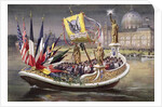 The 'Universal Brotherhood' Barge at the World's Columbian Exposition, Chicago, 1893 by Thure de Thulstrup