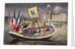 The 'Universal Brotherhood' Barge at the World's Columbian Exposition, Chicago, 1893 by Thure de Thulstrup