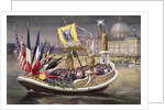 The 'Universal Brotherhood' Barge at the World's Columbian Exposition, Chicago, 1893 by Thure de Thulstrup