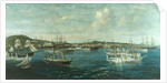 Blockade Runners in Port at St. George, Bermuda, c.1861-65 by William Torgerson