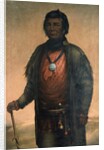 Portrait of Shabbona, Potawatomi Chief, 1859 by E. S. Webber