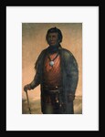 Portrait of Shabbona, Potawatomi Chief, 1859 by E. S. Webber