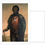 Portrait of Shabbona, Potawatomi Chief, 1859 by E. S. Webber