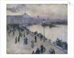 Sunset Hour on the West Lagoon, World's Columbian Exposition, c.1893 by Willard Leroy Metcalf
