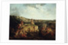 Western landscape with Indians, 1852 by Leon Pomarede